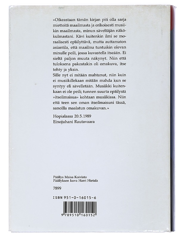 Omakuva - Einojuhani Rautavaara - Elämäkerrat ja muistelmat - 10105406839 - 1