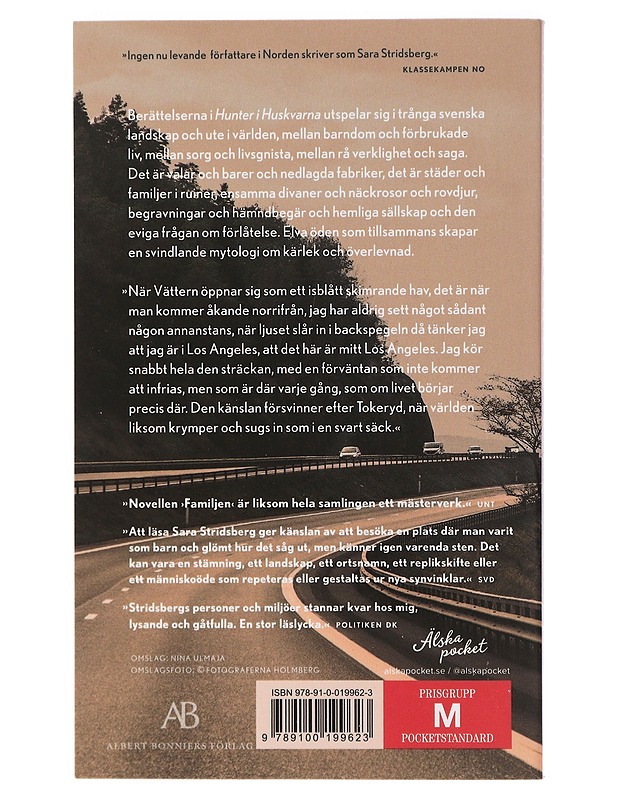 Hunter i Huskvarna - Stridsberg, Sara - Romaanit ja novellit - 10105406841 - 1