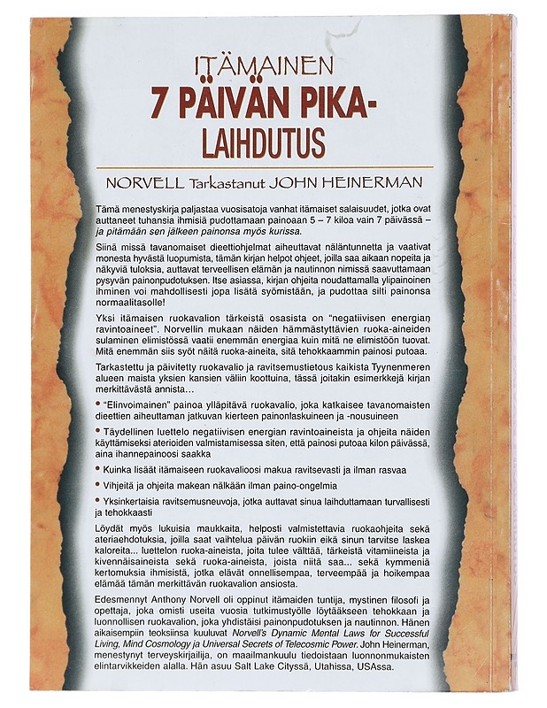 Itämainen 7 päivän pikalaihdutus - Tietokirjat ja oppaat - 10105406844 - 1