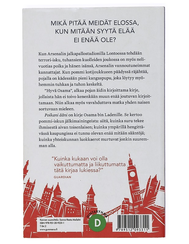 Poikani ääni - Cleave, Chris - Romaanit ja novellit - 10105406847 - 1