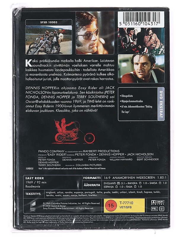 Easy Rider - Matkalla - DVD - DVD-elokuvat - 10105406854 - 1
