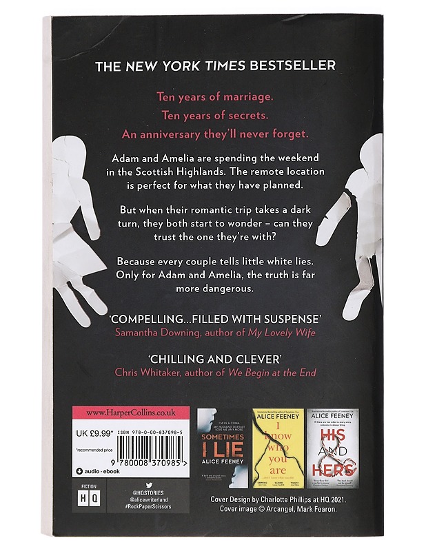 Rock paper scissors - Alice Feeney - Jännitys ja dekkarit - 10105406855 - 1