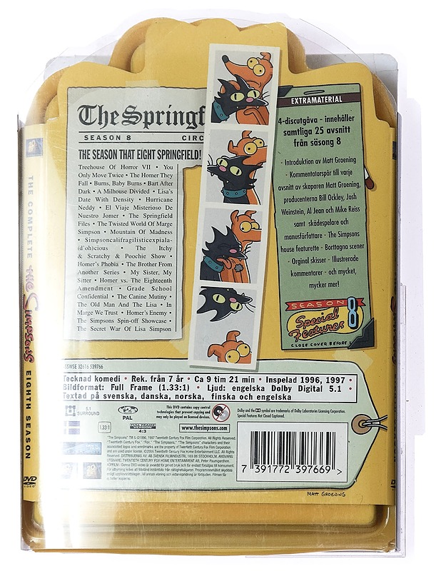 The Simpsons, kausi 8: Collector's Edition - DVD - DVD-elokuvat - 10105406858 - 1