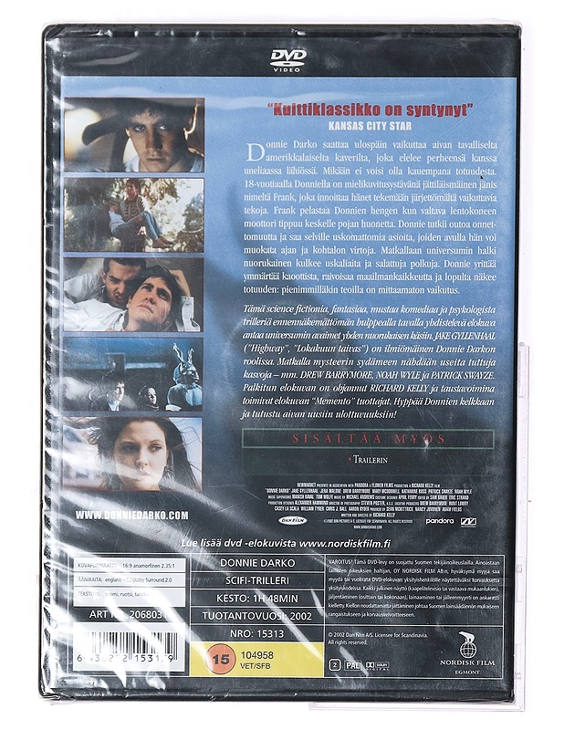 Donnie Darko - DVD - DVD-elokuvat - 10105406872 - 1