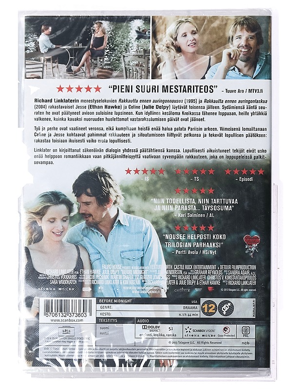 Rakkautta ennen keskiyötä - DVD - DVD-elokuvat - 10105406887 - 1