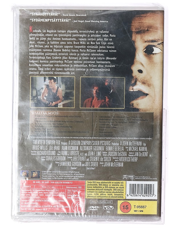 Die Hard: Vain Kuolleen Ruumiini Yli - DVD - DVD-elokuvat - 10105406899 - 1