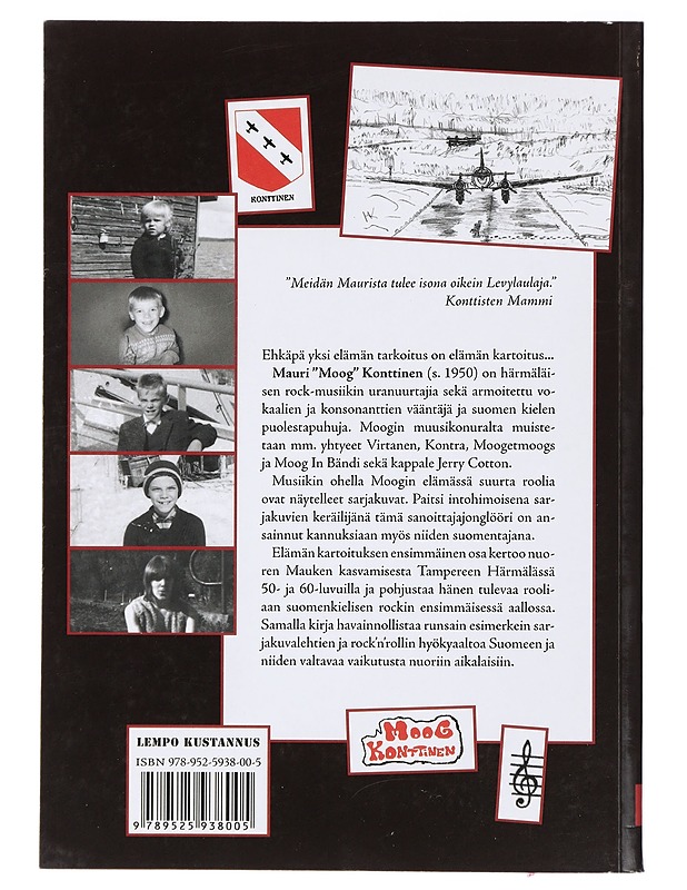 Elämän kartoitus alias Moog Konttinen - lied, Osat 1-3 - Konttinen, Moog - Elämäkerrat ja muistelmat - 10105406944 - 1