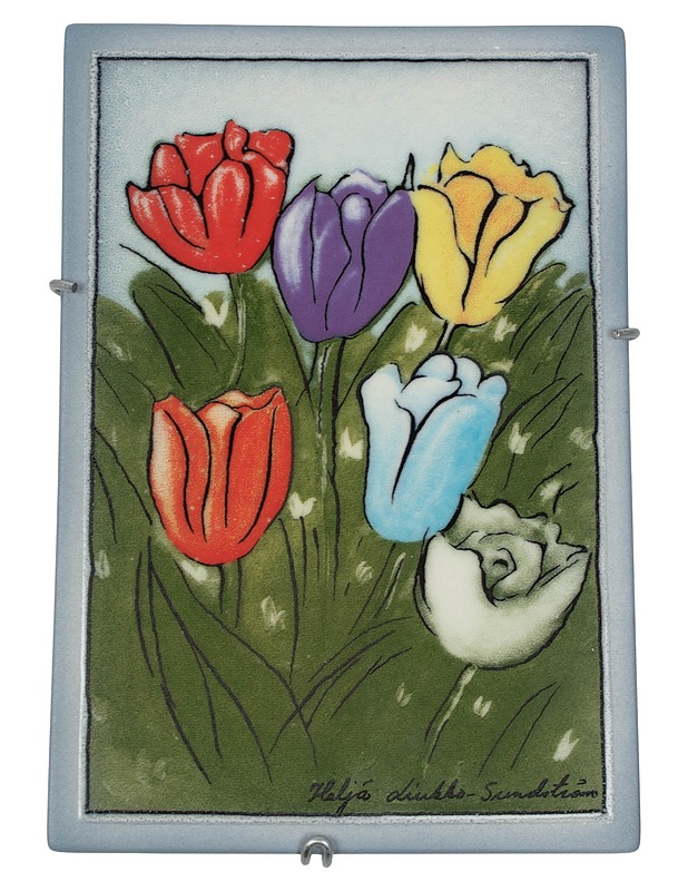 ARABIA Pienet Tulppaanit seinälaatta - Designsuosikit - 10105406955 - 0