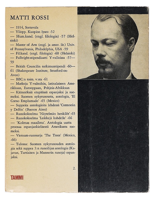 Tilaisuus - Rossi, Matti - Runot ja näytelmät - 10105406993 - 1