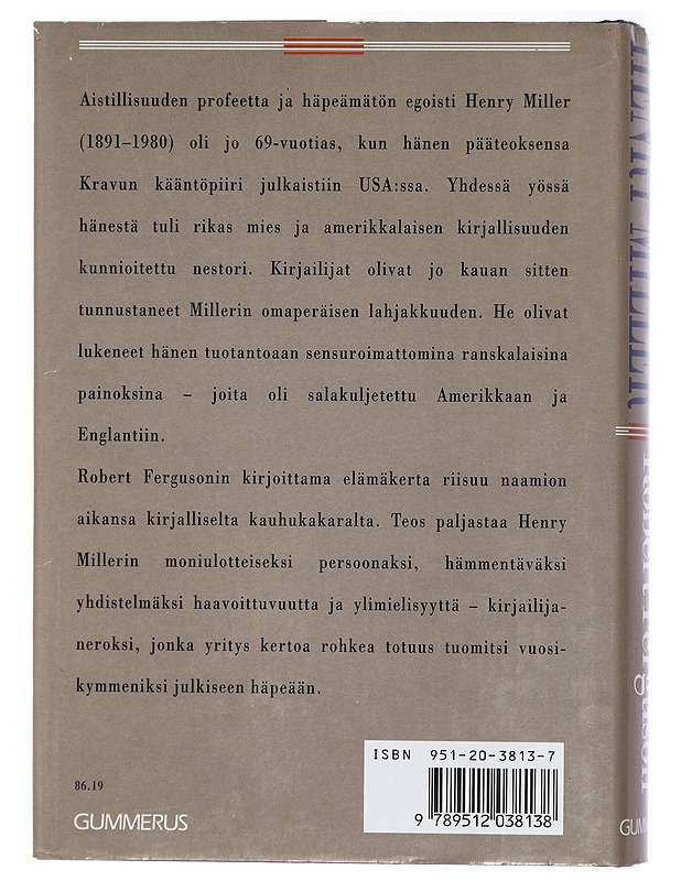 Henry Miller - Ferguson, Robert - Elämäkerrat ja muistelmat - 10105406998 - 1