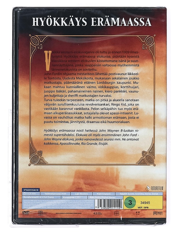 Hyökkäys Erämaassa - DVD - DVD-elokuvat - 10105407010 - 1