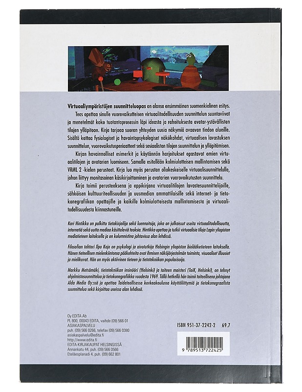 Virtuaaliympäristöjen suunnitteluopas - Tietokirjat ja oppaat - 10105407021 - 1