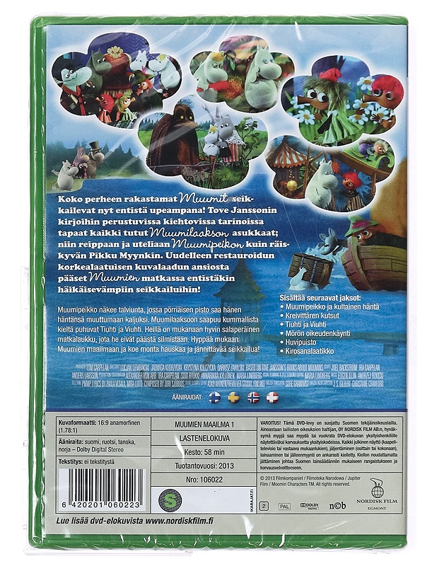 Muumien Maailma 1: Tiuhti Ja Viuhti Ja Muita Muumi-Tarinoita - DVD - DVD-elokuvat - 10105407063 - 1