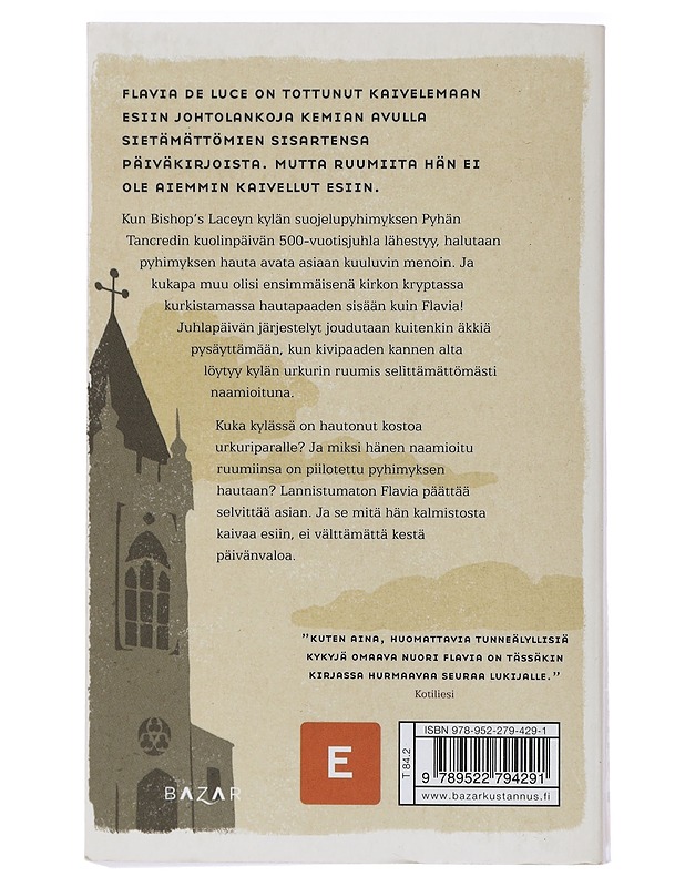 Loppusoinnun kaiku kalmistossa - Bradley, Alan - Jännitys ja dekkarit - 10105407074 - 1