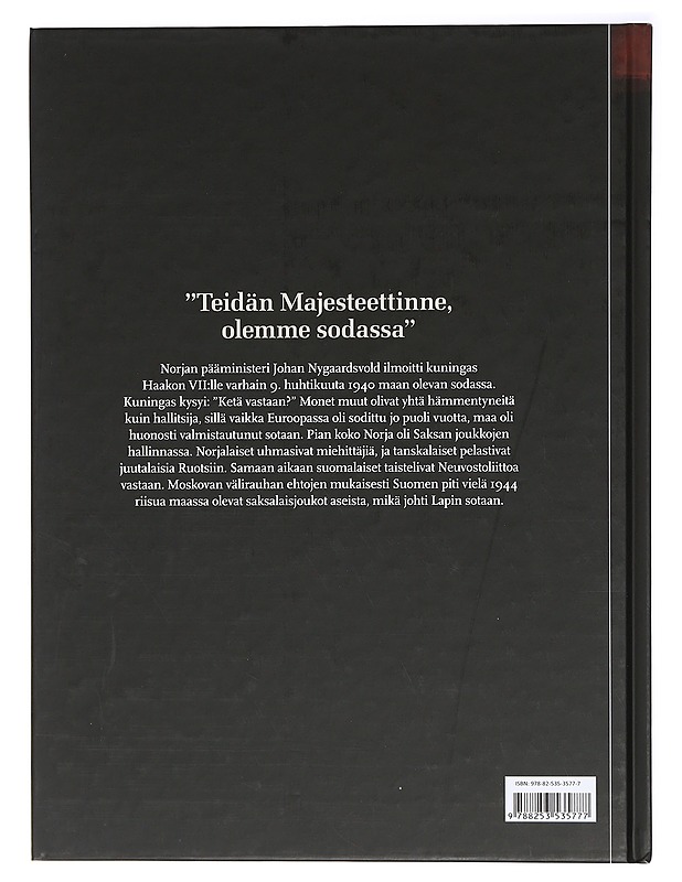 Maailma Sodassa, Sota Pohjolassa - Boisen Haas, Therese - Historiakirjat - 10105407118 - 1