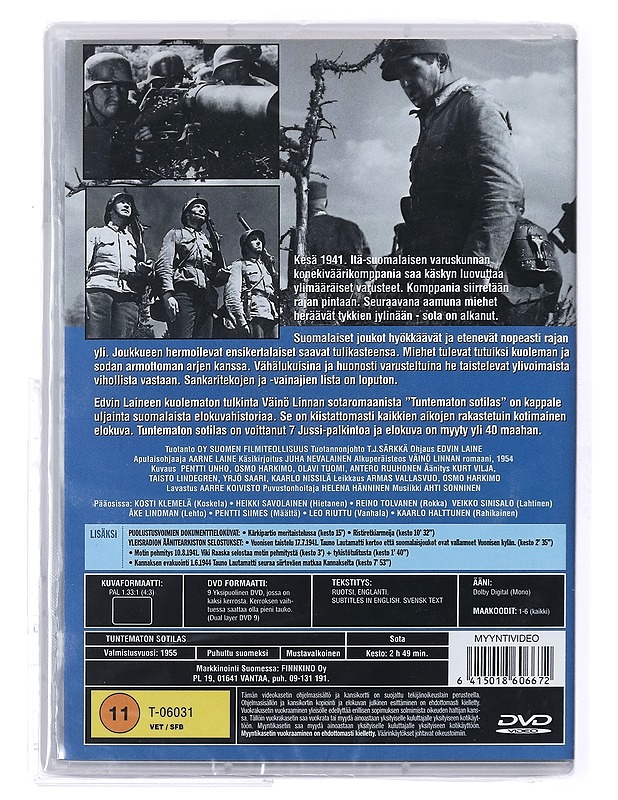 Tuntematon sotilas - DVD - DVD-elokuvat - 10105407164 - 1