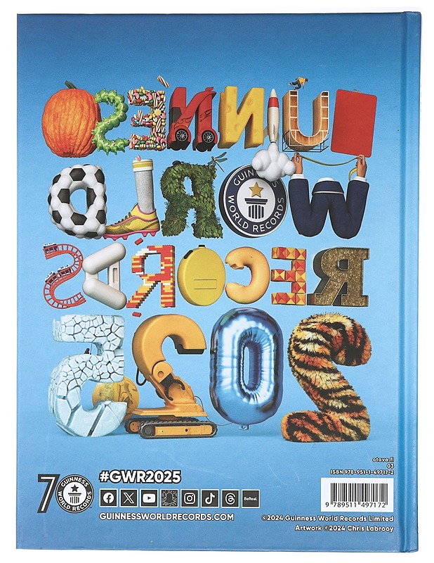 Guinness world records 2025 - Glenday, Craig - Tietokirjat ja oppaat - 10105407198 - 1