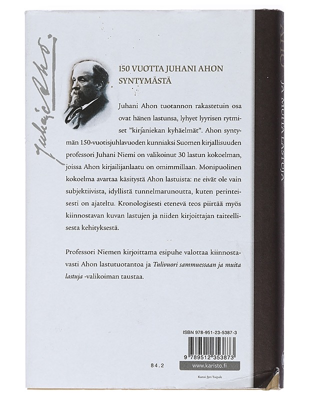 Tulivuori Sammuessaan ja muita lastuja - Juhani Aho - Romaanit ja novellit - 10105407204 - 1