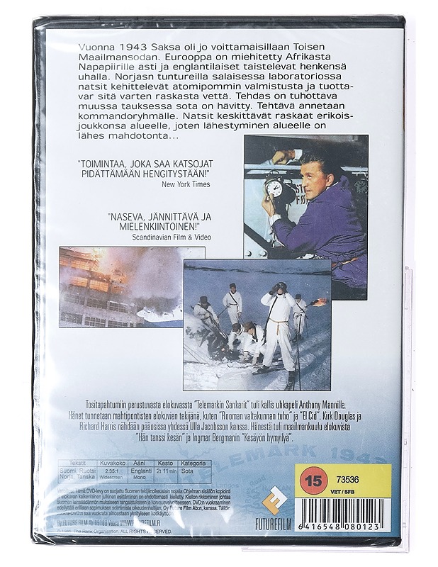 Telemarkin sankarit - DVD - DVD-elokuvat - 10105407219 - 1