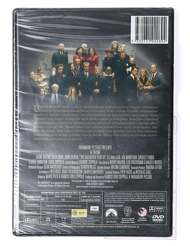 Kummisetä osa III - DVD - DVD-elokuvat - 10105407236 - 1