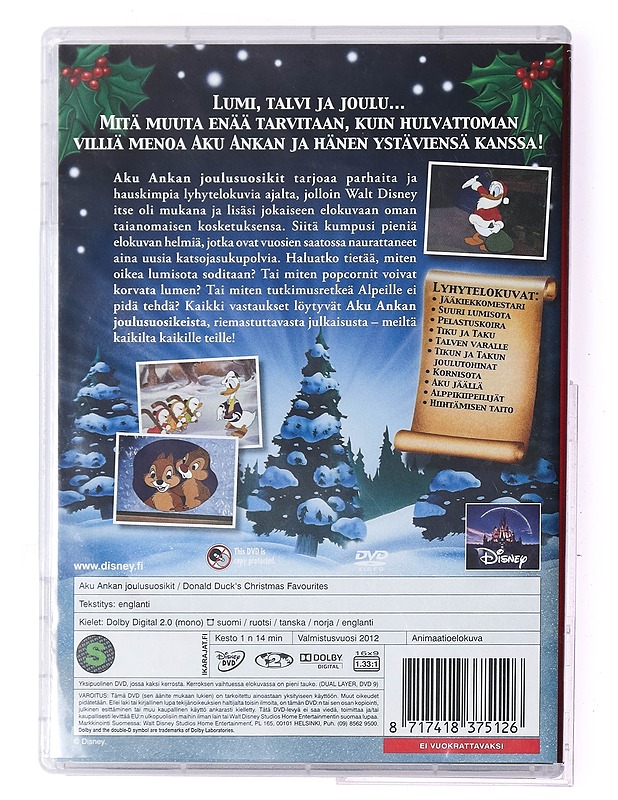 Aku Ankan joulusuosikit - DVD - Joulutuotteet - 10105407244 - 1