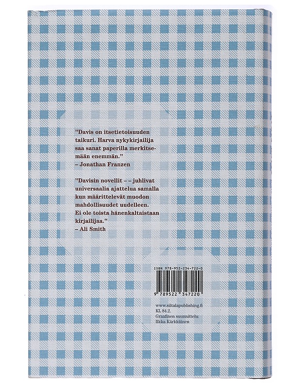 Kafka valmistaa päivällistä : valitut novellit - Davis, Lydia - Romaanit ja novellit - 10105407285 - 1