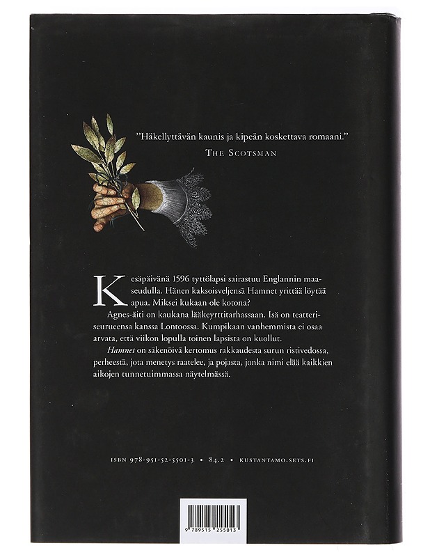 Hamnet - O'Farrell, Maggie - Romaanit ja novellit - 10105407289 - 1