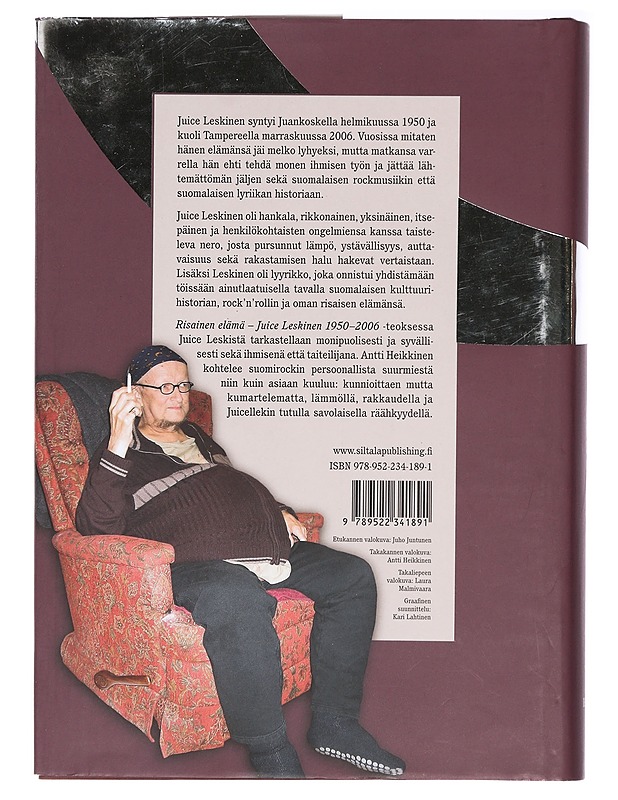 Risainen elämä : Juice Leskinen 1950-2006 - Antti Heikkinen - Elämäkerrat ja muistelmat - 10105407304 - 1