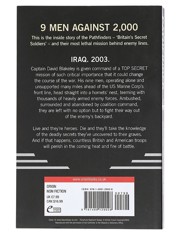 Pathfinder : A Special Forces Mission Behind Enemy Lines - David Blakeley - Romaanit ja novellit - 10105407320 - 1