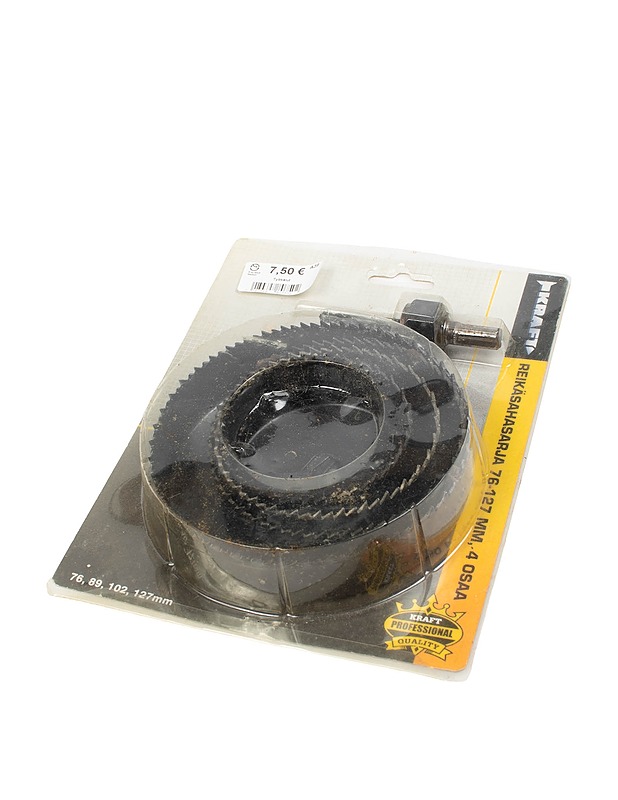 KRAFT PROFESSIONAL reikäsahasarja 76-127 mm, 4 osaa - Rakennustarvikkeet - 10105407321 - 1