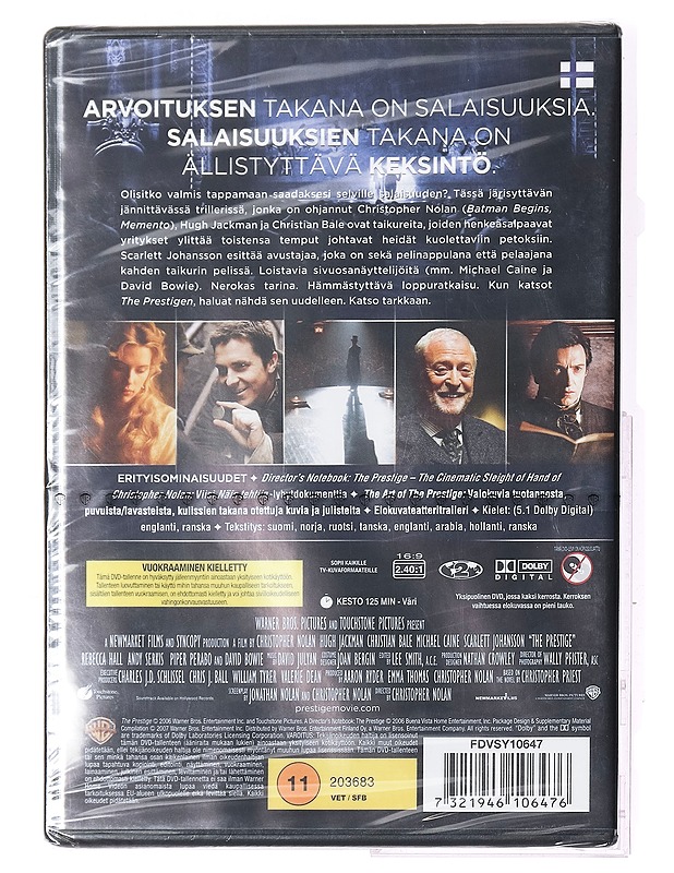 The Prestige - DVD - DVD-elokuvat - 10105407322 - 1