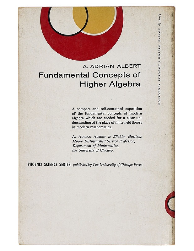Fundamental Concepts of Higher Algebra - A. Adrian Albert - Tietokirjat ja oppaat - 10105407334 - 1