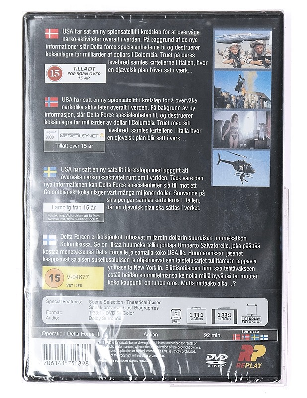 Delta Force III - DVD - DVD-elokuvat - 10105407348 - 1