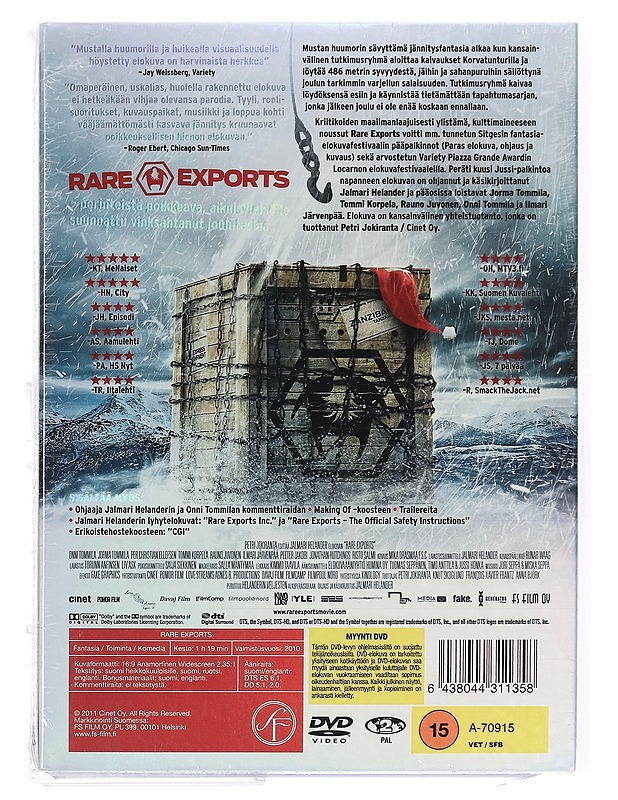 Rare Exports - DVD - Joulutuotteet - 10105407349 - 1