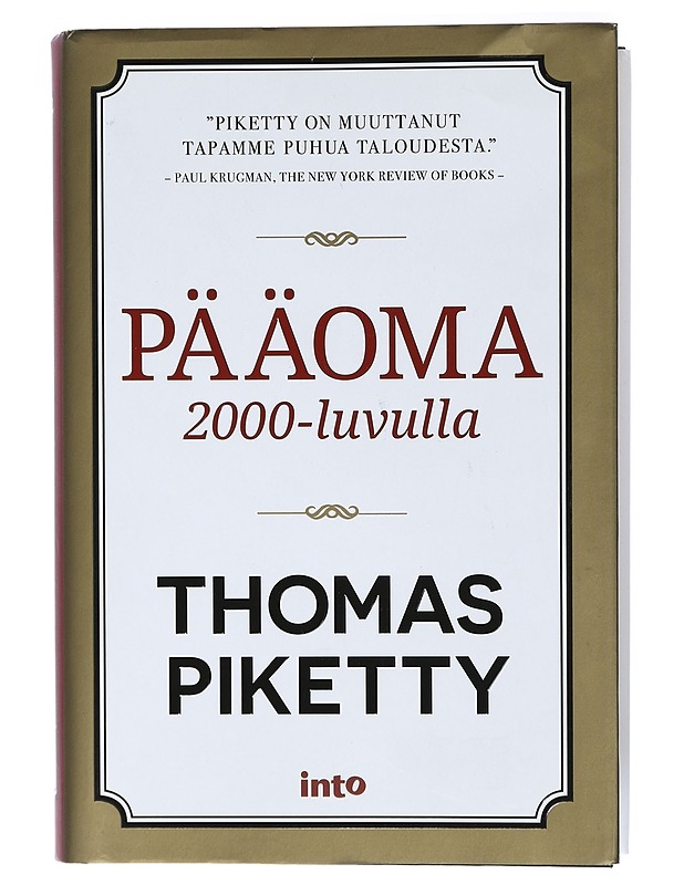 Pääoma 2000-luvulla - Piketty, Thomas - Historiakirjat - 10105407351 - 0