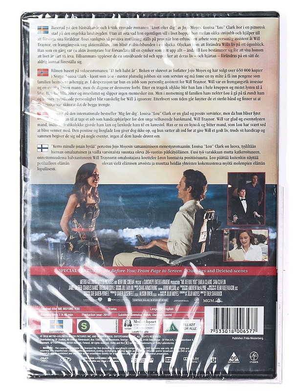 Me Before You - DVD - DVD-elokuvat - 10105407361 - 1