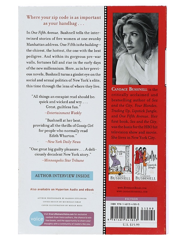 One Fifth Avenue - Candace Bushnell - Romaanit ja novellit - 10105407369 - 1