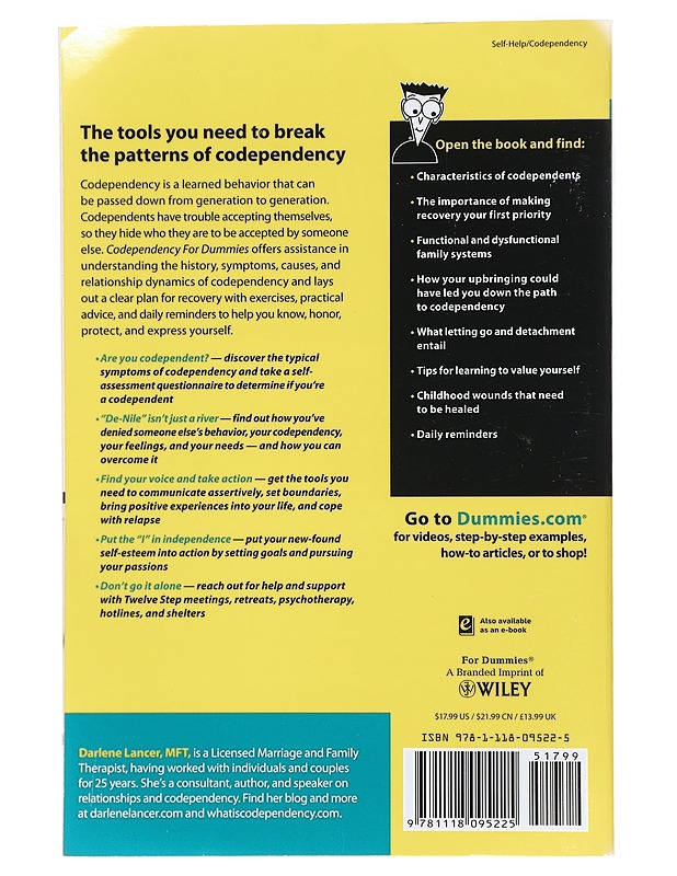 Codependency for dummies - Darlene Lancer - Tietokirjat ja oppaat - 10105407395 - 1