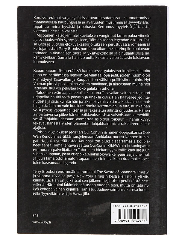 Pimeä uhka - Brooks, Terry - Fantasia- ja scifi - 10105407413 - 1