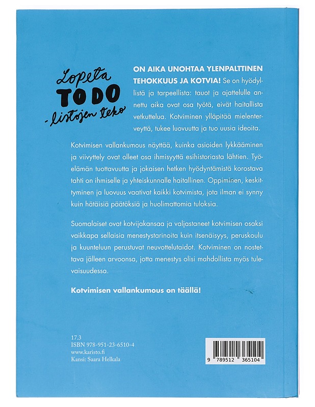 Kotvimisen vallankumous - Kangasvuo, Jenny - Tietokirjat ja oppaat - 10105407427 - 1