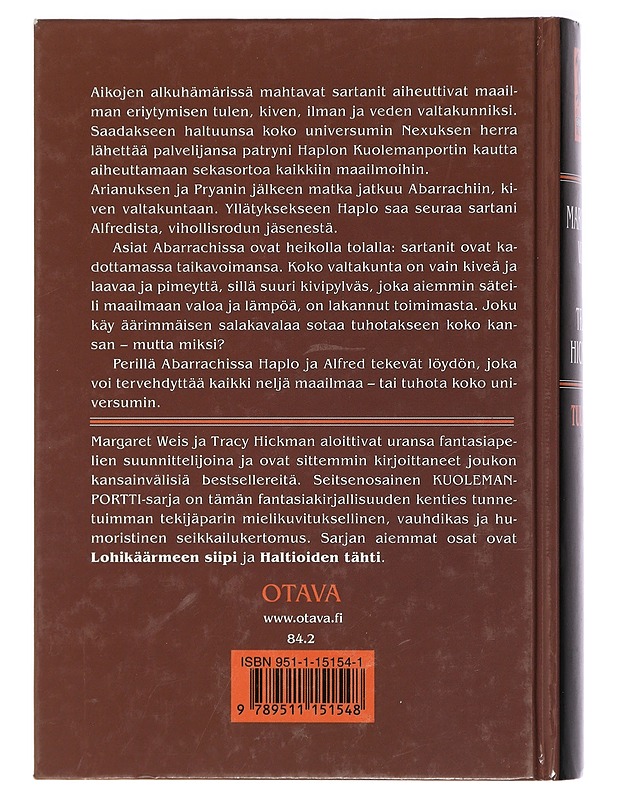 Tulimeri - Weis, Margaret - Fantasia- ja scifi - 10105407423 - 1