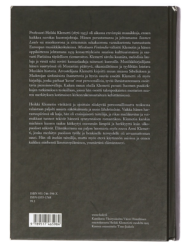 Heikki Klemetti : elämäntyö ja henkilökuva - Pentti Virrankoski - Elämäkerrat ja muistelmat - 10105407433 - 1