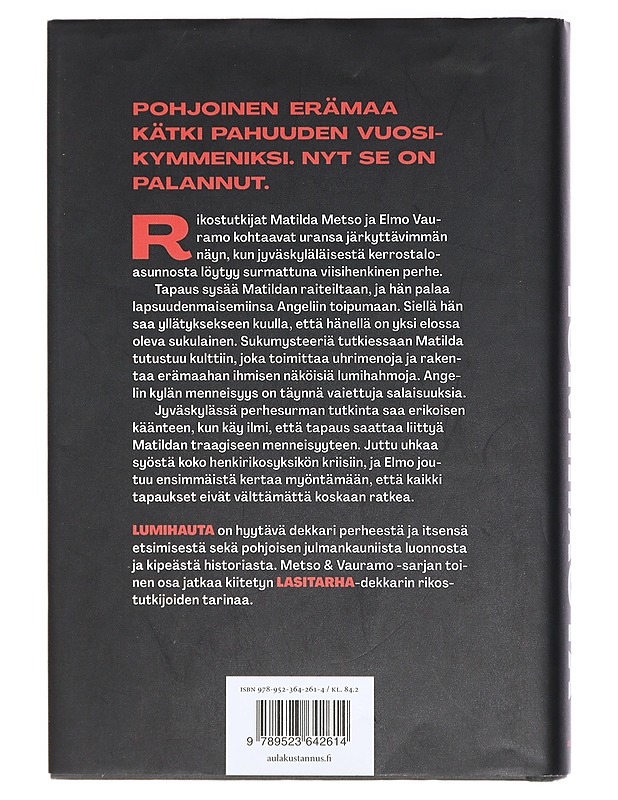 Lumihauta - Tuire Malmstedt - Jännitys ja dekkarit - 10105407468 - 1