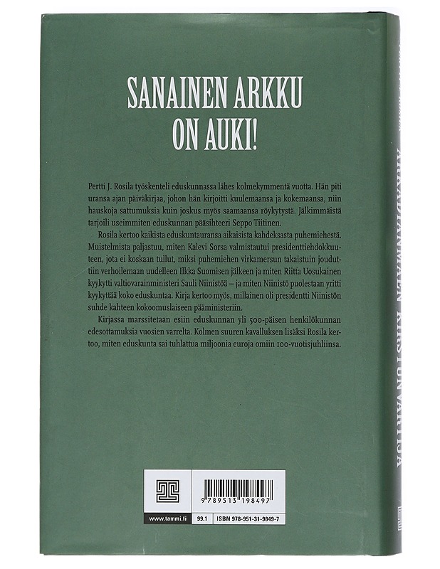 Arkadianmäen kirstunvartija - Pertti J. Rosila - Elämäkerrat ja muistelmat - 10105407487 - 1