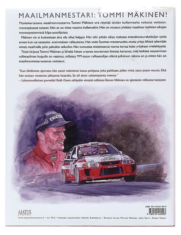 Maailmanmestari : Tommi Mäkinen! - Lasse Erola - Elämäkerrat ja muistelmat - 10105407497 - 1