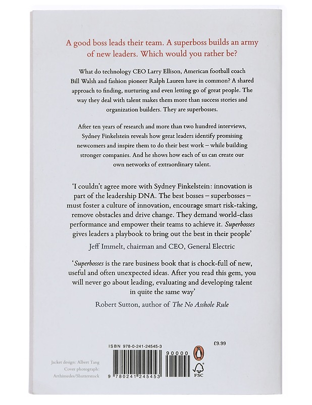 Superbosses : how exceptional leaders master the flow of talent - Sydney Finkelstein - Tietokirjat ja oppaat - 10105407516 - 1