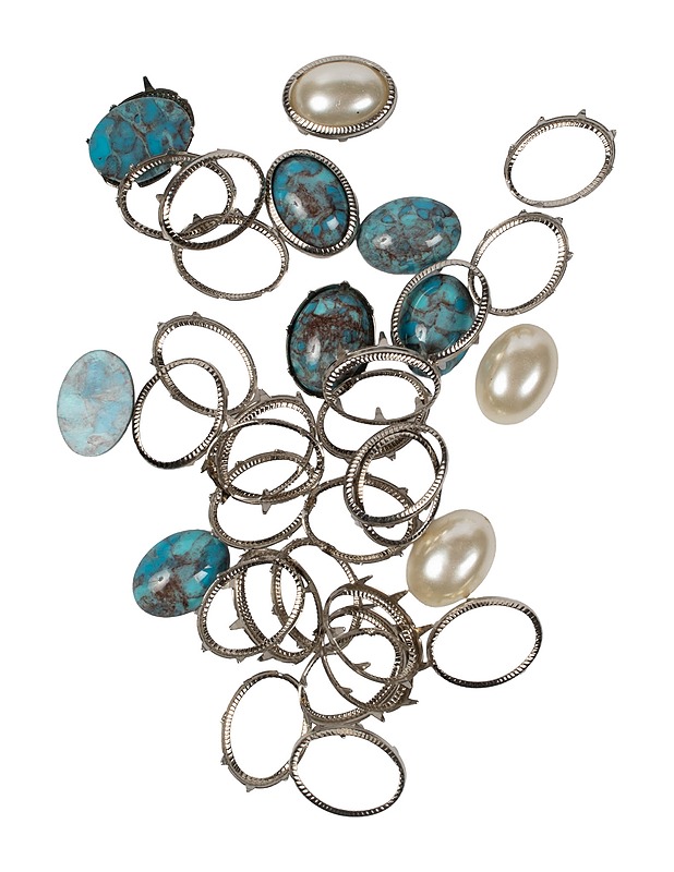 Muovi- ja metallikorun osia - 1 pussi - Askartelu - 10105407558 - 0