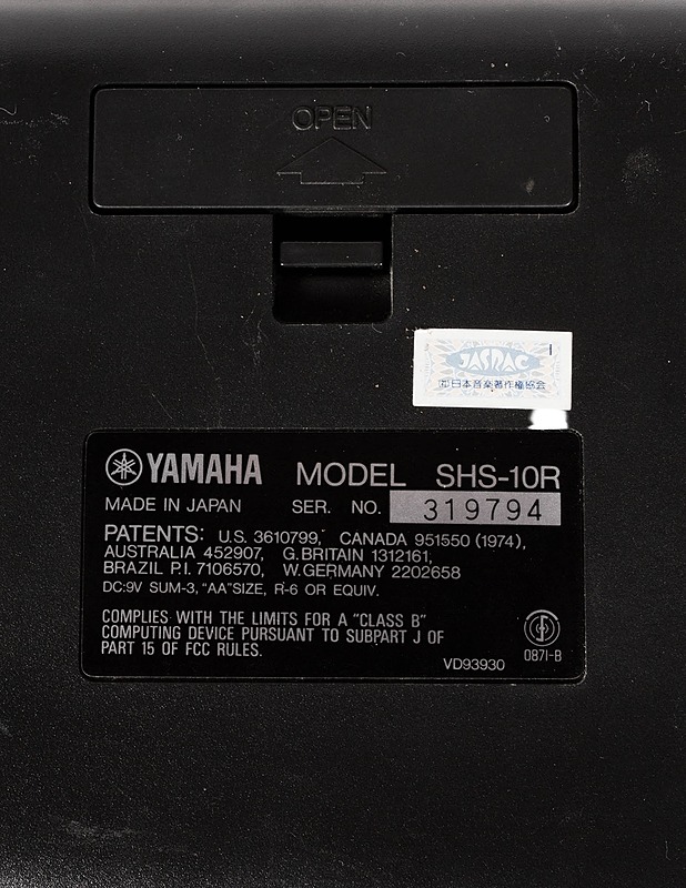 YAMAHA SHS-10R kosketinsoitin - Instrumentit - 10105407601 - 2