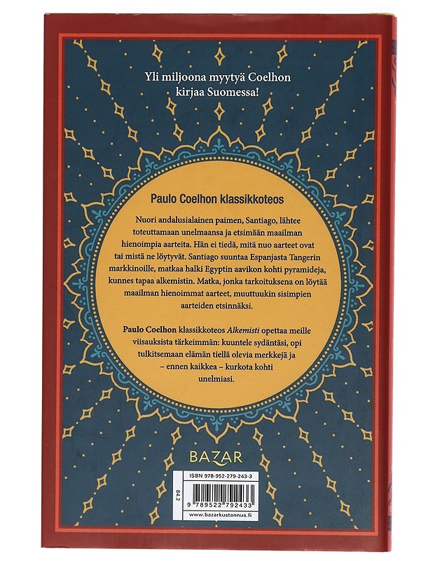 Alkemisti - Coelho, Paulo - Romaanit ja novellit - 10105407603 - 1