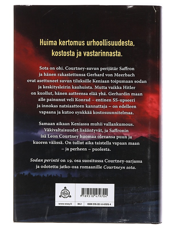 Sodan perintö - Smith, Wilbur - Romaanit ja novellit - 10105407610 - 1